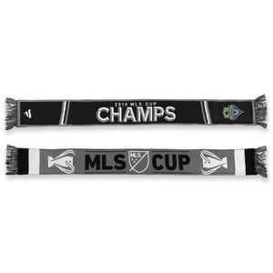 Seattle Sounders FC Fanatics Branded 2019 MLS Cup Champions Scarf - Black/Gray